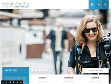 Tablet Screenshot of melaniecurtis.com